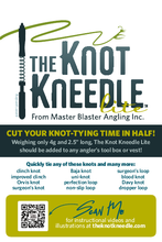 Load image into Gallery viewer, knot kneedle, knot tying tool, 3 in 1 knot tying tool, fly fishing tool